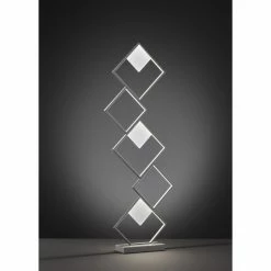 Wofi Leuchten Wofi Jade Stehleuchte LED Grau, 1-flammig