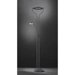 Wofi Leuchten REMY Deckenfluter LED Schwarz, 1-flammig