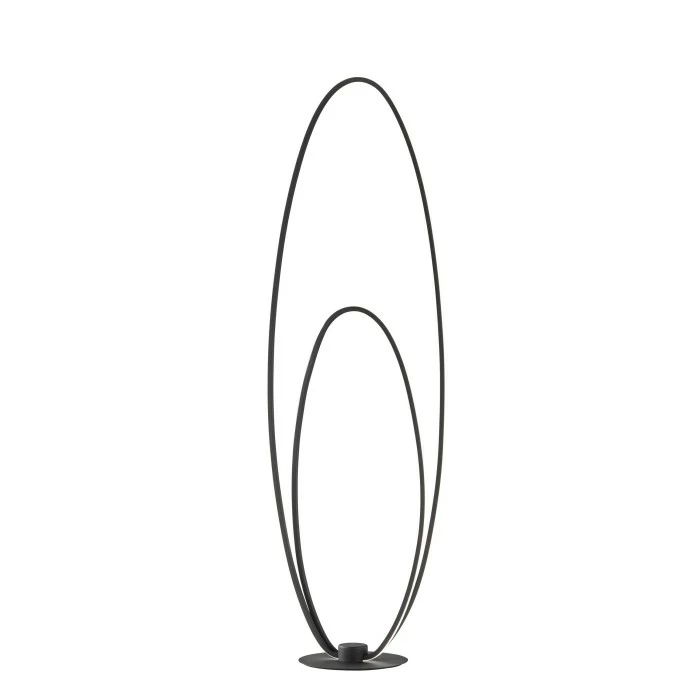 Wofi Leuchten Wofi NIA Stehleuchte LED Schwarz, 1-flammig – Bild 2