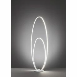 Wofi Leuchten Wofi NIA Stehleuchte LED Wei&szlig;, 1-flammig