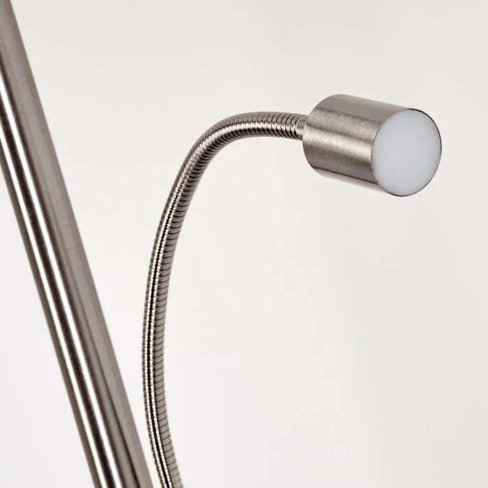Hofstein Yuruyacu Stehleuchte LED Nickel-Matt, 2-flammig – Bild 6
