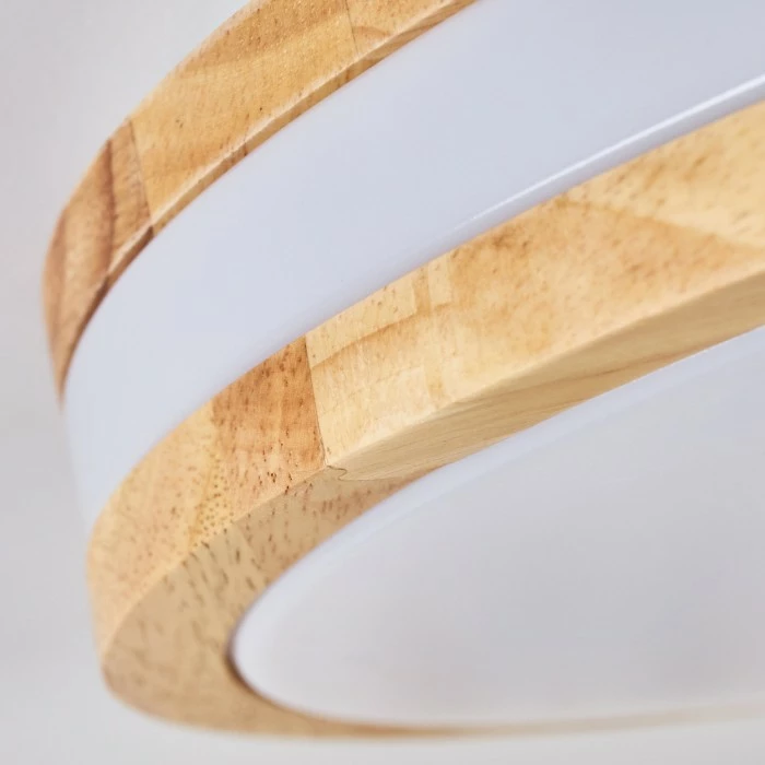 Hofstein Zurzach Deckenleuchte LED Weiß, Naturfarben, 1-flammig – Bild 3