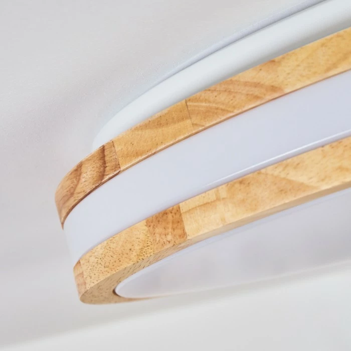 Hofstein Zurzach Deckenleuchte LED Weiß, Naturfarben, 1-flammig – Bild 6